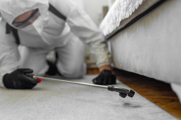 Professional Pest Control technician working in Wolf Point, MT